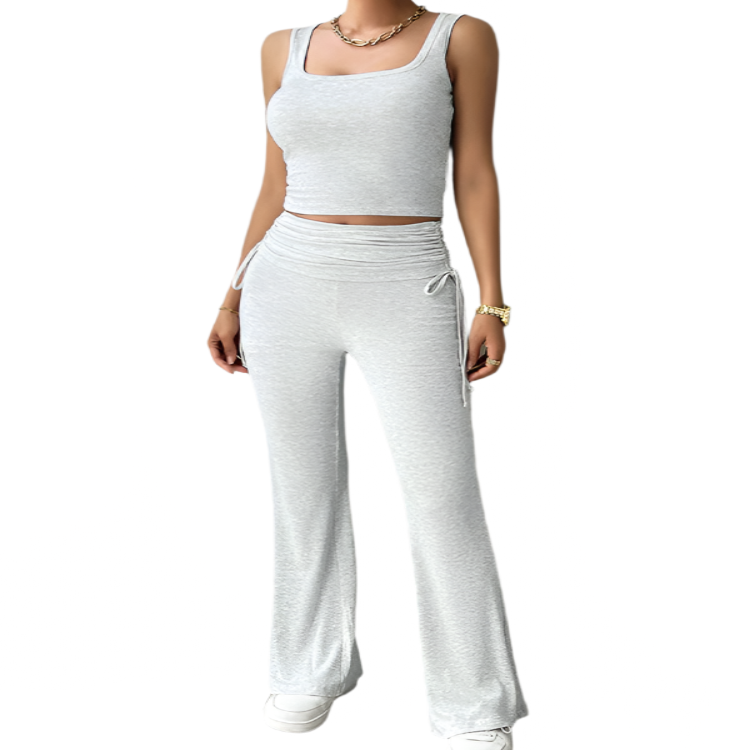 Sleeveless Top & Yoga Pant Lounge Set