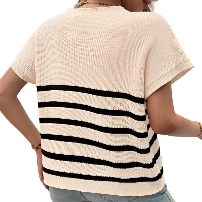 Striped Knit Top