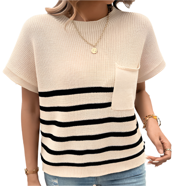 Striped Knit Top