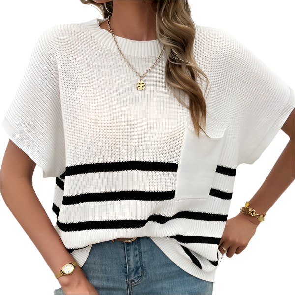 Striped Knit Top