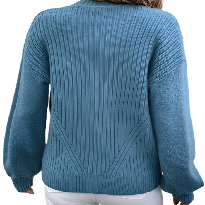 Blue Knit Cardigan