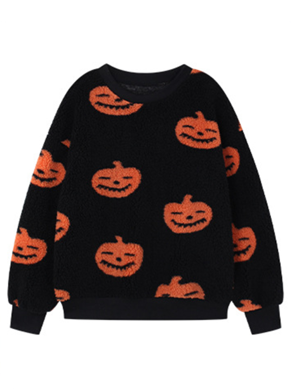 Fall & Halloween Print Sweatshirt