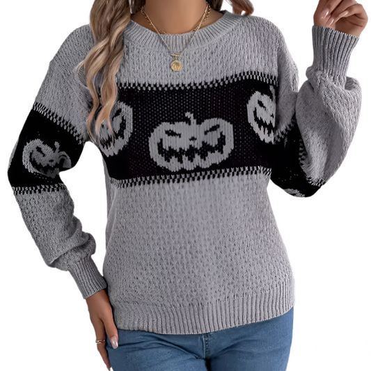 Pumpkin Knit Sweater