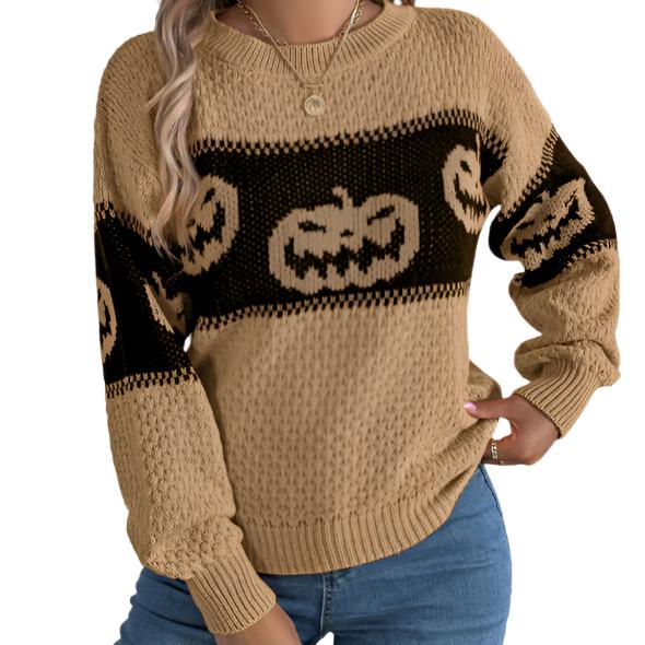 Pumpkin Knit Sweater