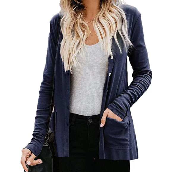 Button Up Knit Cardigan