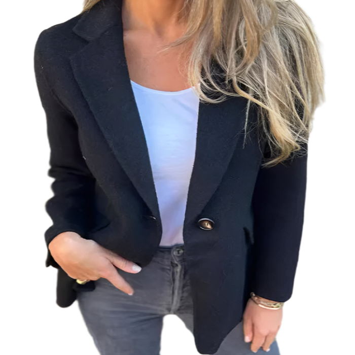 Tweed Buttoned Blazer