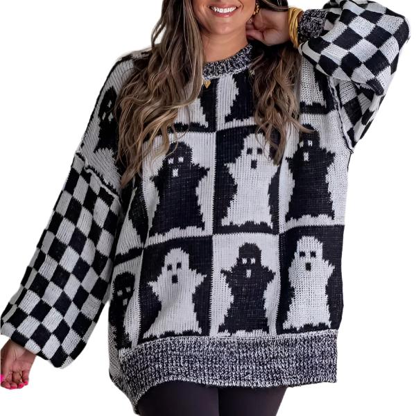 Halloween Loose Crew Neck Sweater