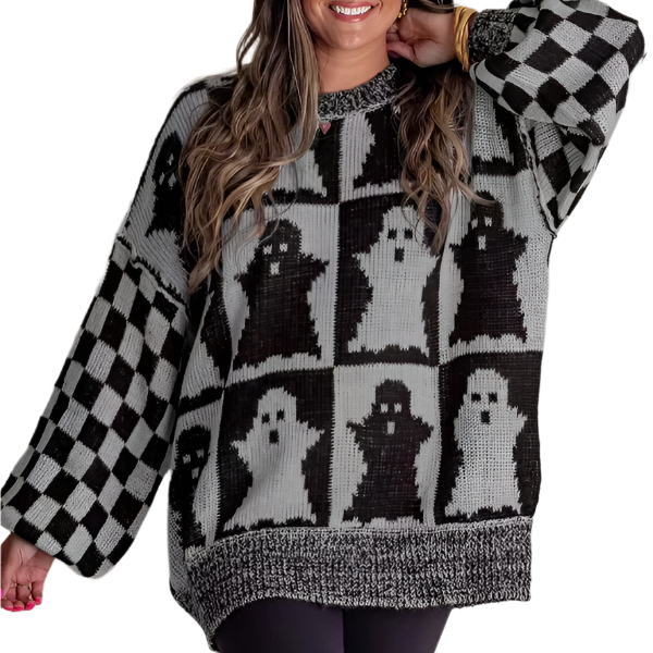 Halloween Loose Crew Neck Sweater