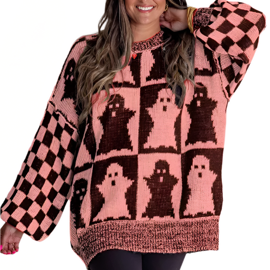 Halloween Loose Crew Neck Sweater