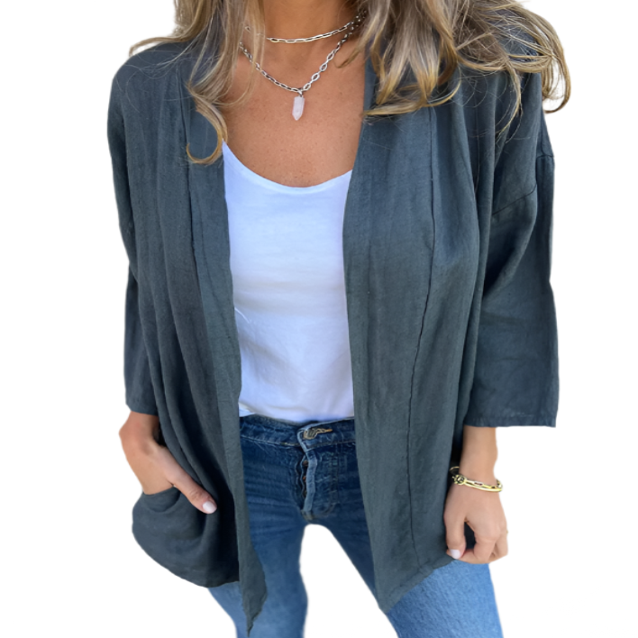 Loose Cardigan with Pockets