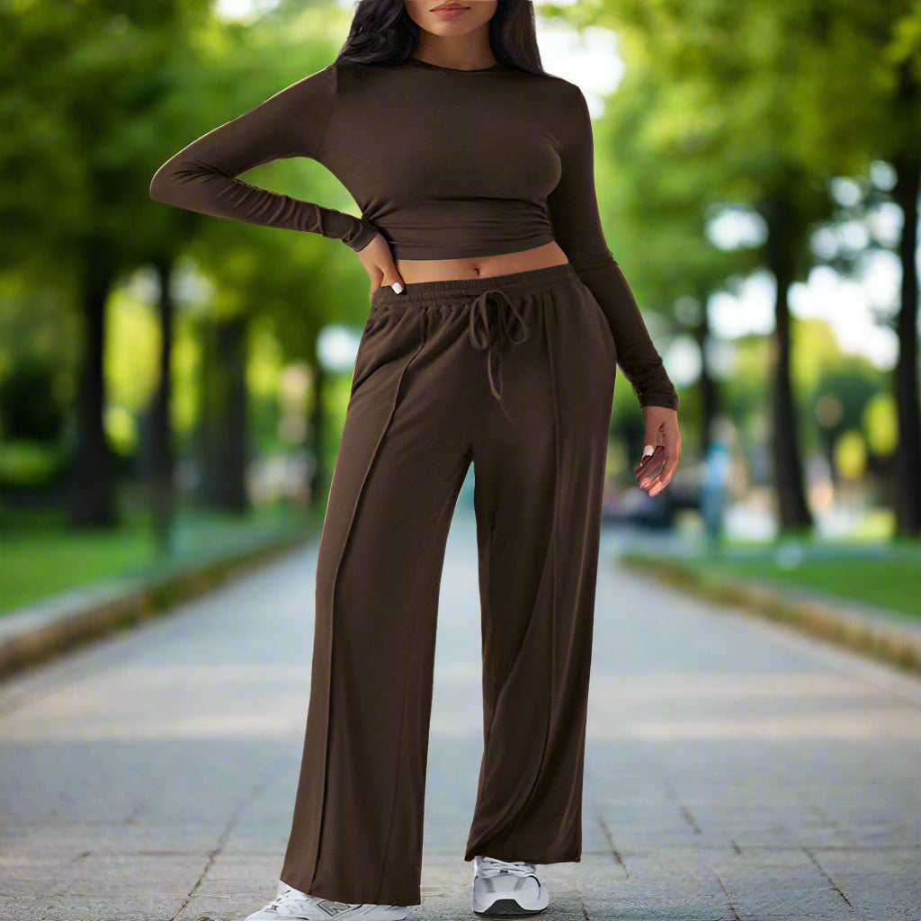 Long Sleeve Top & Lounge Pant Set