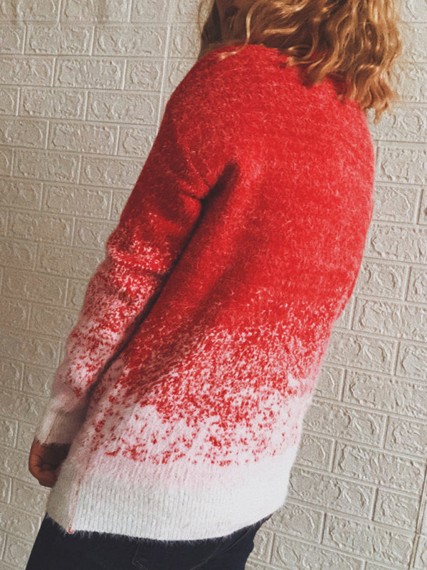 Snowflake Christmas Knit Sweater