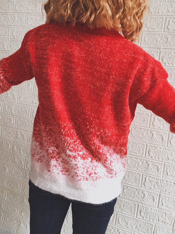 Snowflake Christmas Knit Sweater