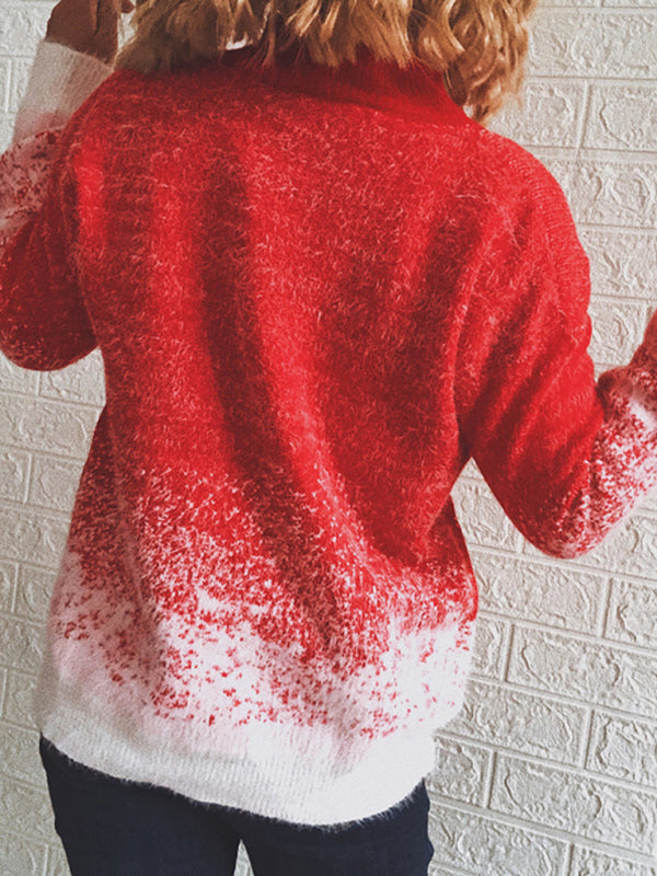 Snowflake Christmas Knit Sweater