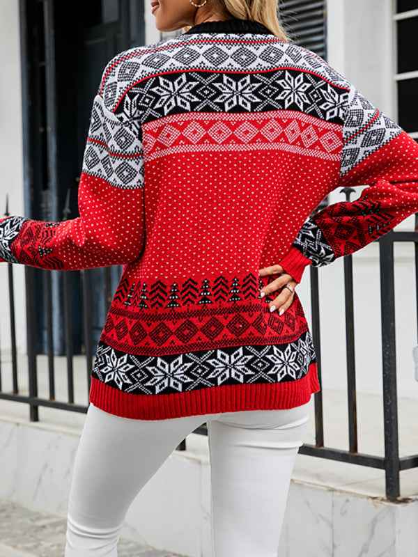 Christmas Reindeer Crew Neck Sweater