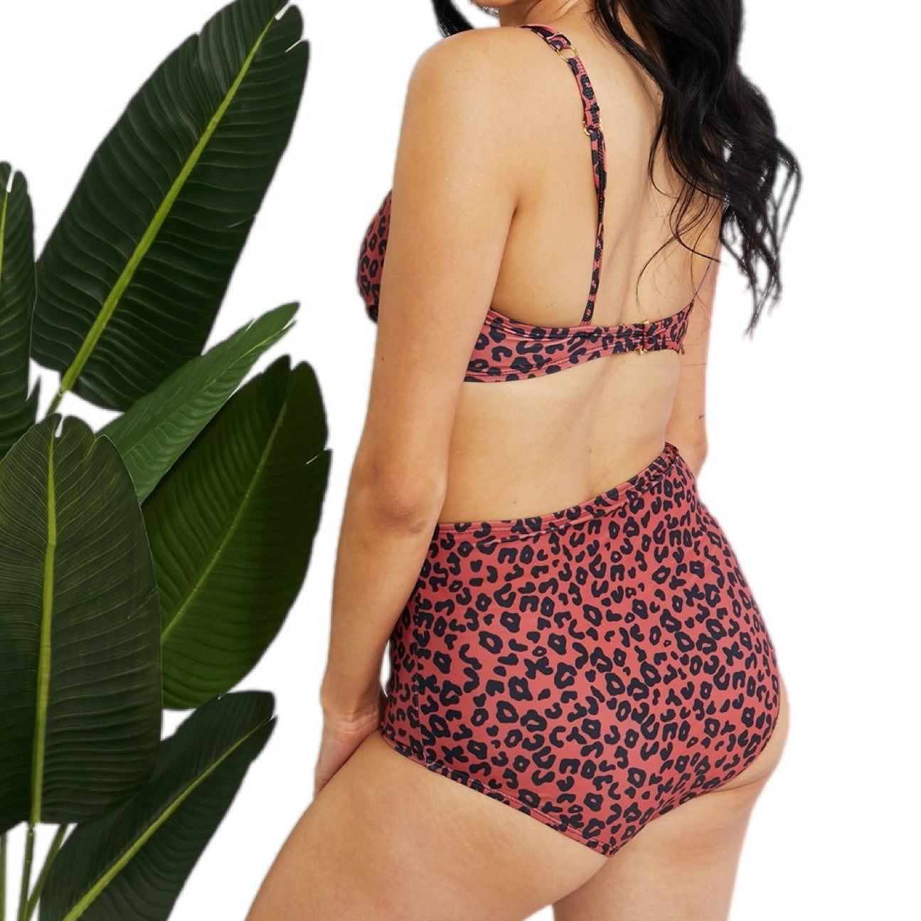 Leopard Twist High-Rise Bikini