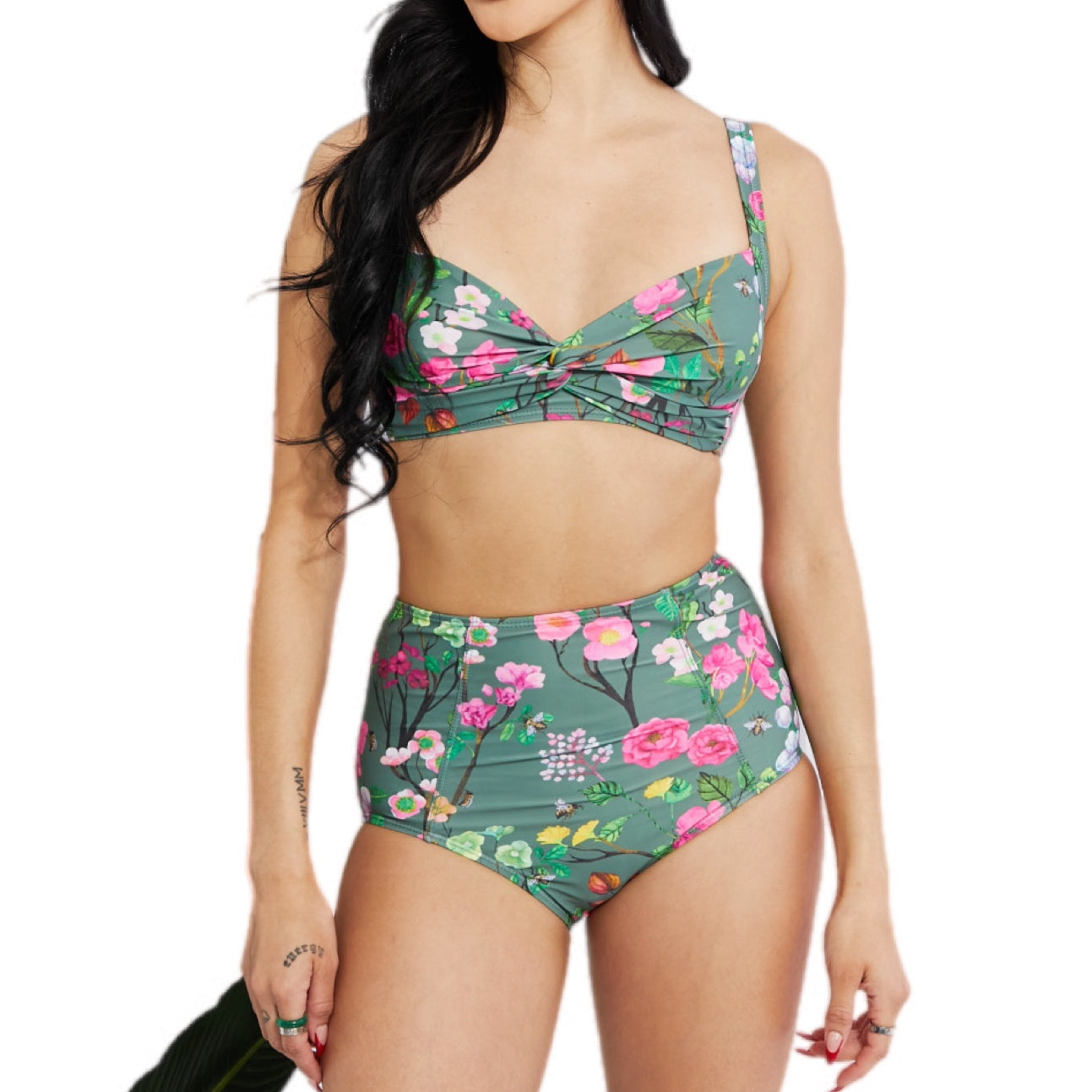 Sage High-Rise Twist Bikini