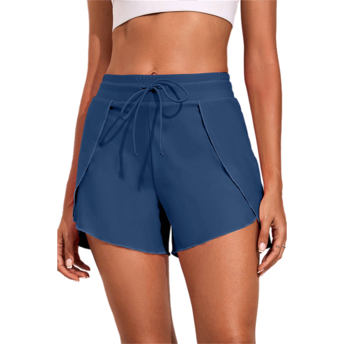 Stretchy Drawstring Swim Shorts