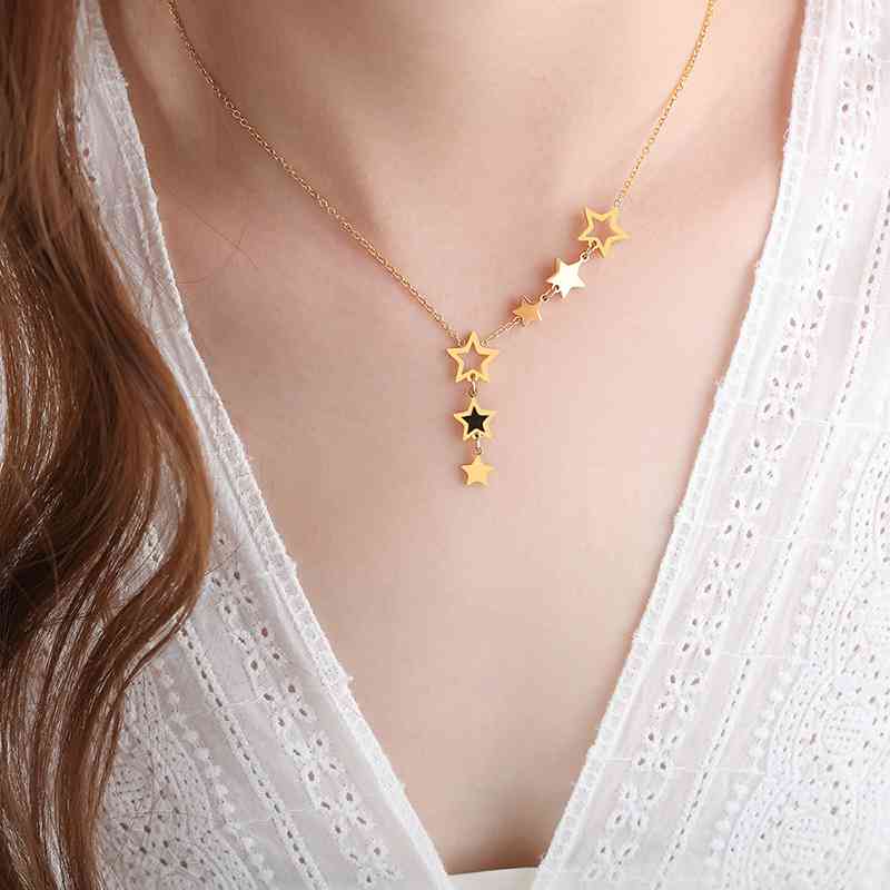 Gold Star Charm Necklace