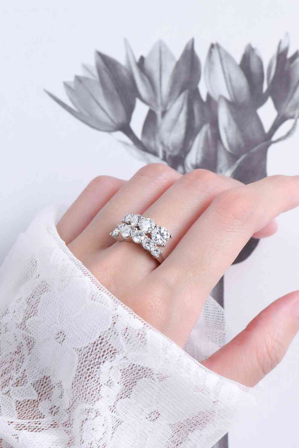 Moissanite 3 Carat Ring