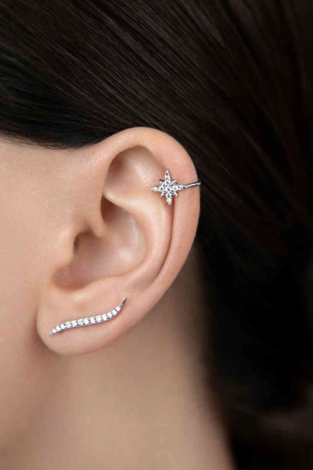 CZ Star Ear Cuff