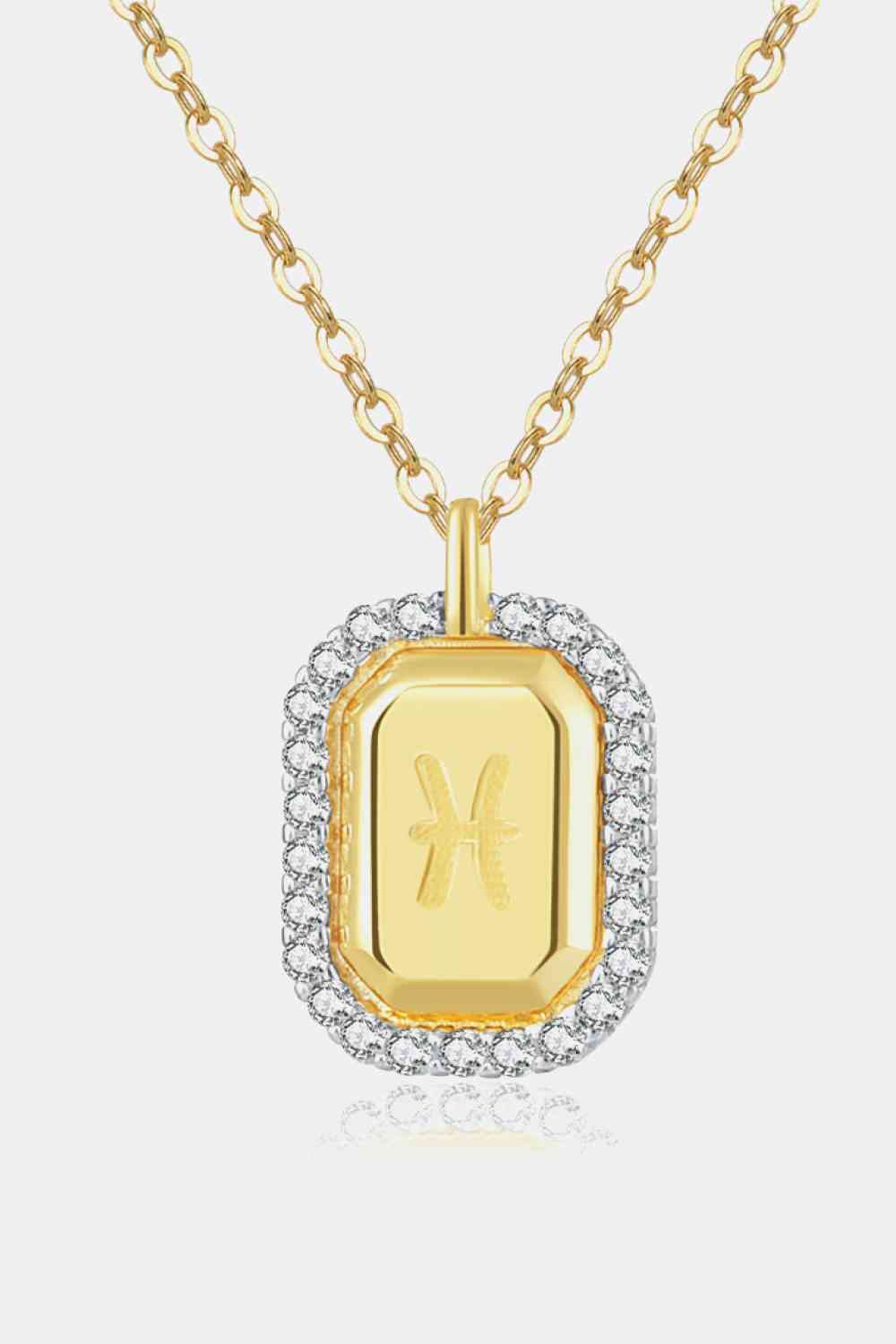 Gold Zodiac Sign Charm Necklace