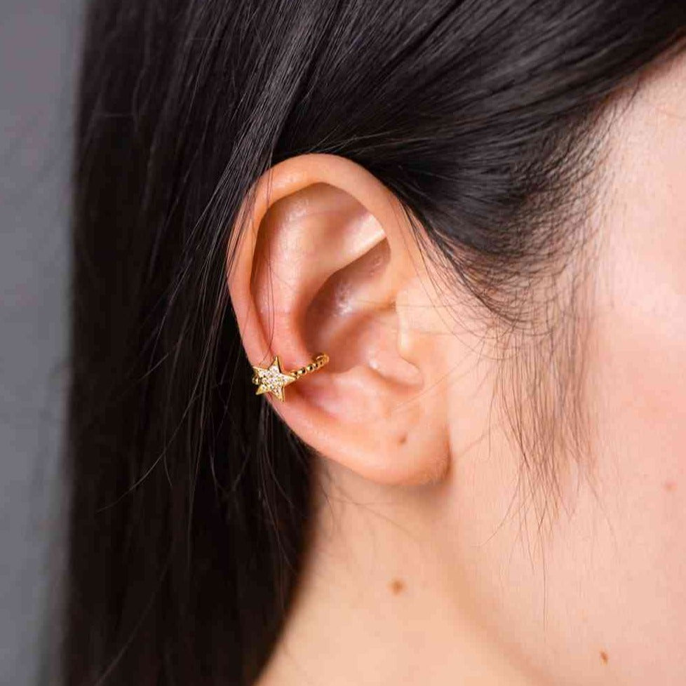 CZ Star Ear Cuff